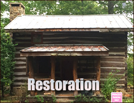 Historic Log Cabin Restoration  Robertson County, Kentucky